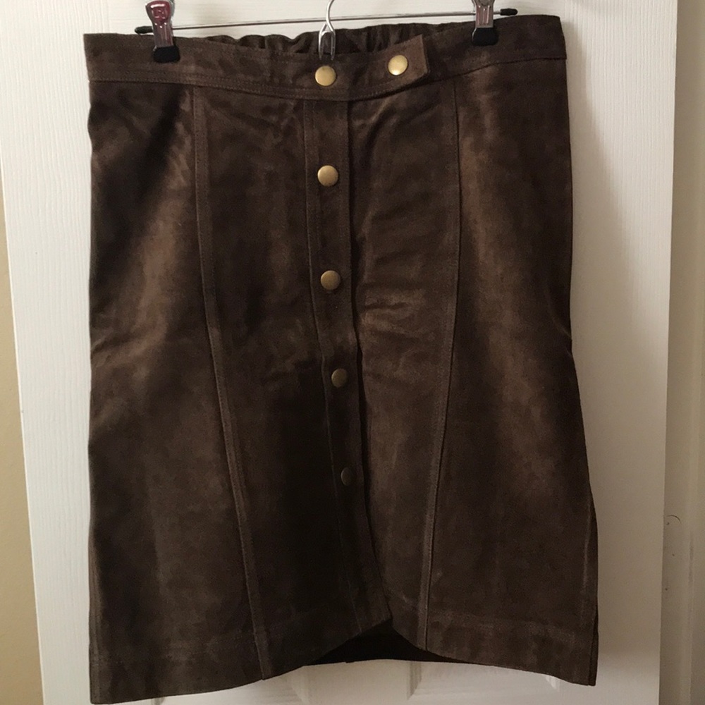 Suede Gap Maternity Skirt size XS